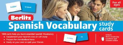 Berlitz Spanish Vocabulary Cards